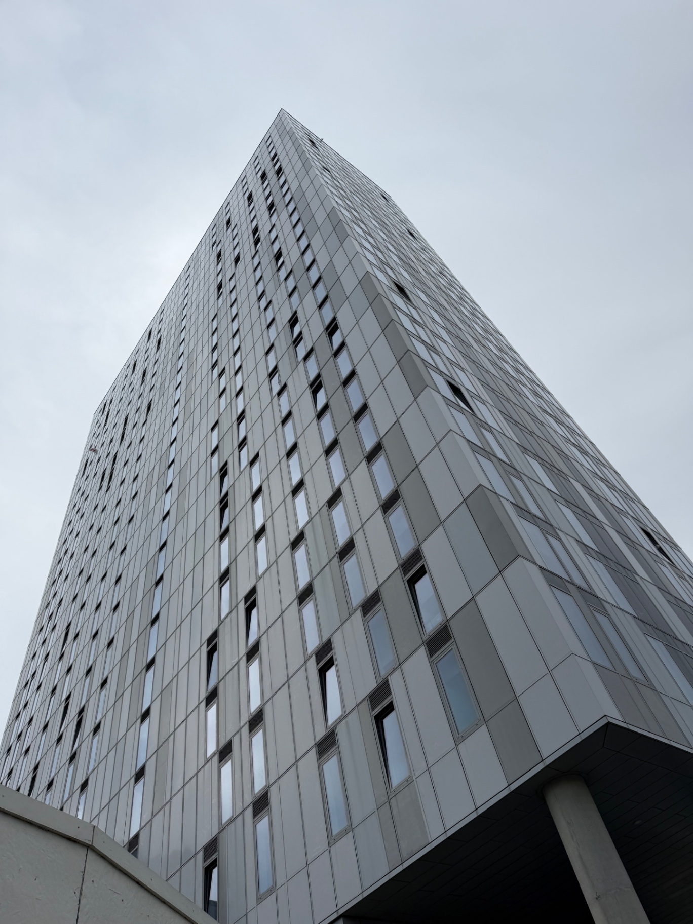 Michigan Tower — the tower seen from the grounds